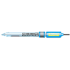 ЭСК-10610/7 pH-электрод стеклянный лабораторный комбинированный с конической мембраной (0...12pH; pH=6,7; Ei=18мВ) (К80.7 - разъем BNC, кабель 800мм)