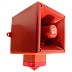 HAL121XDC024G/R Hootronic сирена с ксеноновым проблесковым маяком, красный, 121 dB, 24V DC, Изображение №2