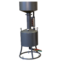 М2Р-10-01П-0,1% мерник эталонный 2-го разряда из нержавеющей стали с пеногасителем, нижний слив