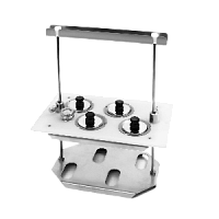 КРИО-Т-05-01-50/4К корзина для размещения четырех плоскодонных емкостей в термостате КРИО-Т-05-01