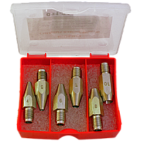 Комплект наконечников сменных из нержавеющей стали для трубки пылезаборной (3мм, 4мм, 5мм, 6мм, 7мм, 8мм)