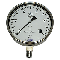 232.50.160-(0-40)бар-снизу-1/2NPT-кл.т.1,0 манометр из нержавеющей стали