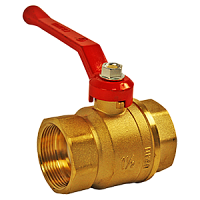 11Б27п1-Ду40-СТАНДАРТ-220-ВхВ-Ру16 кран шаровый муфтовый (рычаг)