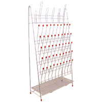 Сушилка для лабораторной посуды с поддоном, 55 штырей