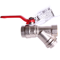 VT.292.N.05 кран шаровый со встроенным фильтром (3/4" внутренняя)