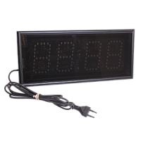 Импульс-408-SS-G часы электронные вторичные офисные (зеленая индикация)