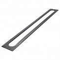 Стекло рифленое\\ВУК прокладка графитовая (250х34х1) (230x18R) армированная гладкой стальной лентой (Кварцит)