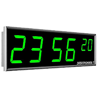 Электроника7-2100СМ6 часы электронные офисные первичные, 0.5 кд (зеленая индикация)