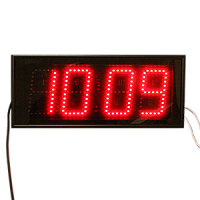 Импульс-410-T-W-ER2 часы электронные уличные с датчиком температуры и влажности воздуха (красная индикация)