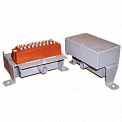 КРТМ-10 коробка распределительная телефонная металлическая с замком размыкаемый плинт на 10 пар 