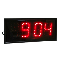 Импульс-408-MS-R часы электронные главные офисные (красная индикация)