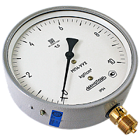 МП4-У-У2-(0-6...100)кгс/см2-кл.т.1,5-IP54-П.П.Пас манометр технический показывающий 