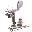М-49М ЯИКТ.416311.001-03 метеостанция стационарная с компьютерным метеоадаптером, датчиком ветра М-127