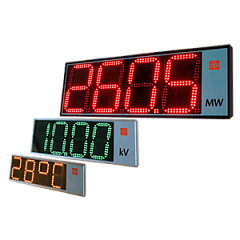 Т44-(вх.сигнал, диапазон измерения, цвет индикации) табло цифровое информационное (4…20мА-0…9999-Нм-К-24ВН)