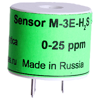 М-3E-H2S сенсор электрохимический на сероводород, 0-25 ppm