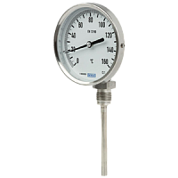 R52.100/S-(0...+500°C)-350х8мм-снизу-М20х1,5-кл.т.1,0 термометр биметаллический