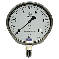 232.50.160-(0-16кгс/см2)-снизу-М20х1,5-кл.т.1,0 манометр из нержавеющей стали