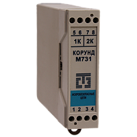 Корунд-М731-DIN-ГП барьер искрозащиты пассивный