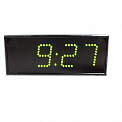 Импульс-410-MS-SS-G часы-ретранслятор электронные офисные (зеленая индикация)