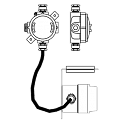 СГР02-350С-10-КНВ1/БП светильник переносной взрывозащищенный светодиодный с БП