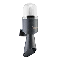 SNT-B720-5 горн со светодиодным маяком, белый, 40-250V AC/DC