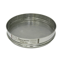 С30/50 сито лабораторное нормальной точности с полотном из нерж. стали (перфорация), отверстия 0,8...70 мм