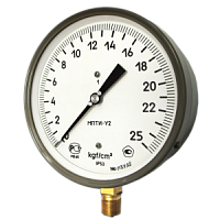 ВПТИ-У2-(-1...0)кгс/см2-кл.т.1,0 вакуумметр точных измерений