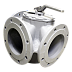 DR150GFLA клапан трехходовой поворотный (PN6, DN150, Kvs630, 2…130°C), Изображение №1