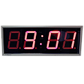 Кварц-1 часы электронные вторичные офисные (красная индикация)