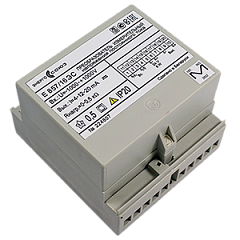 Е857/16ЭС-(пит.220В) преобразователь измерительный напряжения постоянного тока в выходной сигнал 4-12-20 мА, 1-кан., 1 выход (±100В)