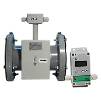РСЦ-Ду200-(Ф200-А-ТЭ3-IP65-К-Э2)-(Ф01-КС-Т3-И0-Ин1-А0-Р0-24DIN) расходомер электромагнитный