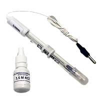 ЭСр-10103/3,5 электрод сравнения лабораторный одноключевой хлорсеребряный (+5...+100°С; 208мВ; электролит 3,5М KCl)