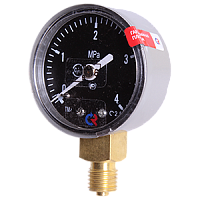 ТМ-210Р.00-(0...4,0)МПа-М12х1,5-кл.т.2,5-C2H2 манометр сварочный ацетиленовый