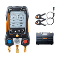 Testo-550s-комплект 1 в кейсе коллектор цифровой манометрический, зонды-зажимы температуры с фиксированным кабелем, с Bluetooth