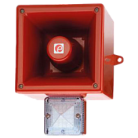 AL112NXDC012R/R AlertAligh сигнализатор светозвуковой с ксеноновой лампой, красный, 119 dB, 12V DC