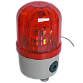 ЛН-1101С/220-R лампа накаливания сигнальная с вращающимся отражателем, с сиреной 100 дБ, на магнитном креплении, красная
