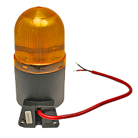 SNT-K710-3 сирена электронная со светодиодным маяком, желтый, 95-120 dB, 24V DC