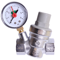 STI редуктор давления с манометром (3/4", 1-6 бар)