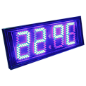 Импульс-413-T-EW2 часы-термометр электронные уличные (белая индикация)