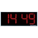 Электроника7-2210С4/2 часы электронные офисные автономные двусторонние, 0.5 кд (красная индикация)