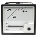 WQ96-x, 3W4, 0-1100kW, 380VAC, 2000/5A ваттметр (красная риска 800 кВт)