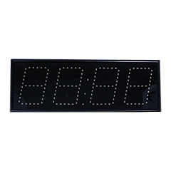 SLW часы вторичные электронные светодиодные (зеленая индикация)
