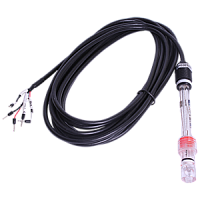 ASP3211-100-2м рН-электрод комбинированный с датчиком температуры, кабель 2м, без разъема