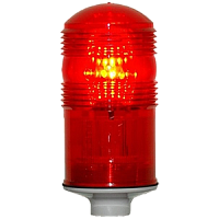 ЗОМ-48LED огонь заградительный красный 30-265V AC/DC, IP65