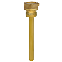 SWT52G-G1/2B-100мм-(нерж.сталь 1.4571) гильза защитная резьбовая