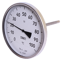 ТБ-3 термометр биметаллический с длиной термобаллона до 200 мм