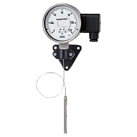 TGT70.063/1-H-(0...+200°C)-(4-20)мА/2пр.-89х6мм-1м/3м-нерж.ст.-кл.т.2,0 термометр манометрический с электрическим выходным сигналом