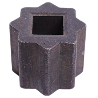 DSQ9x17 переходник полый квадрат на восьмиугольную звездочку (9мм х 17мм, высота 18-20мм)