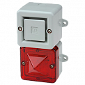AL100HDC24G/R AlertAlight сигнализатор светозвуковой светодиодный, красный, 104 dB, 10-30V DC