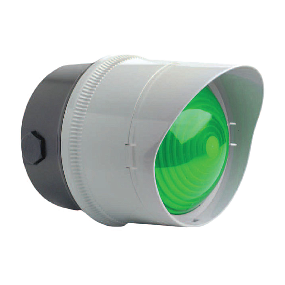 B450TLA030B/G Spectra светофор светодиодный, зеленый, 18 светодиодов, 10-14V DС, 16-33V DС, Изображение №1